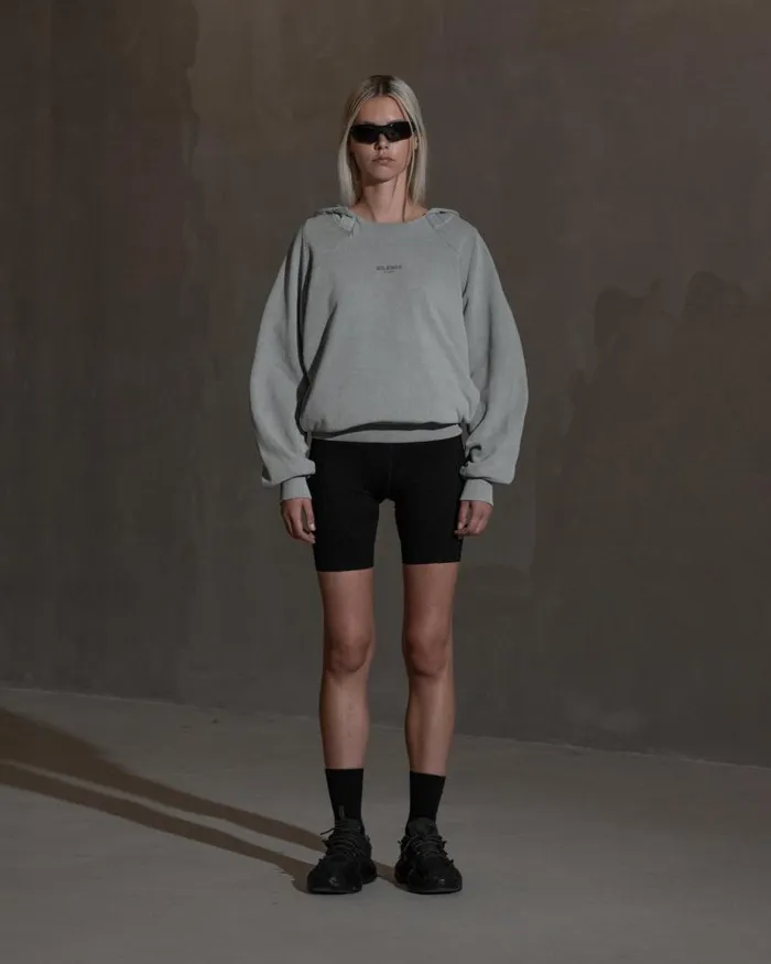 Men Sweatshirts Han Kjbenhavn Raglan Hoodie 8211 Steel Grey