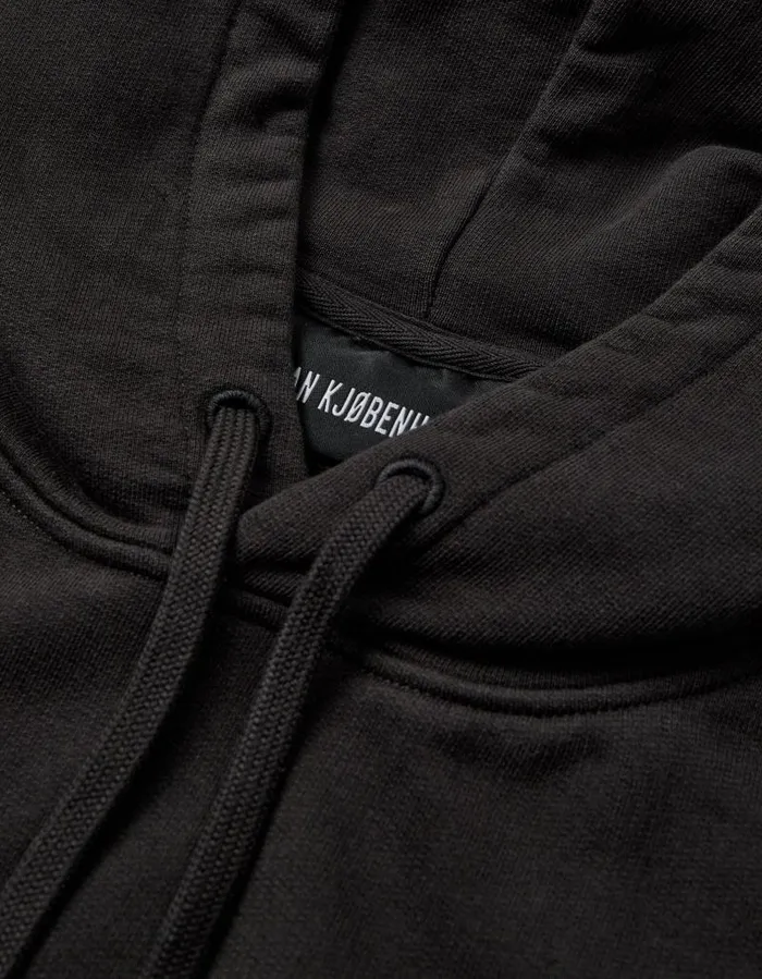 Men Sweatshirts Han Kjbenhavn Roots Embroidery Hoodie 8211 Black Men Sweatshirts Han Kjbenhavn Roots Embroidery Hoodie 8211 Black