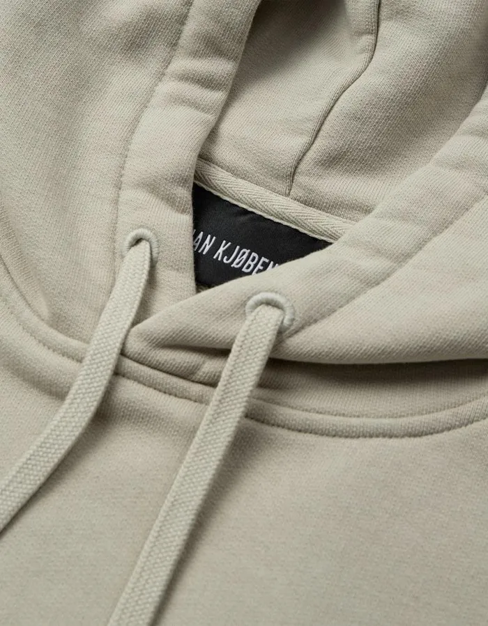 Men Sweatshirts Han Kjbenhavn Roots Embroidery Hoodie 8211 Sand Men Sweatshirts Han Kjbenhavn Roots Embroidery Hoodie 8211 Sand