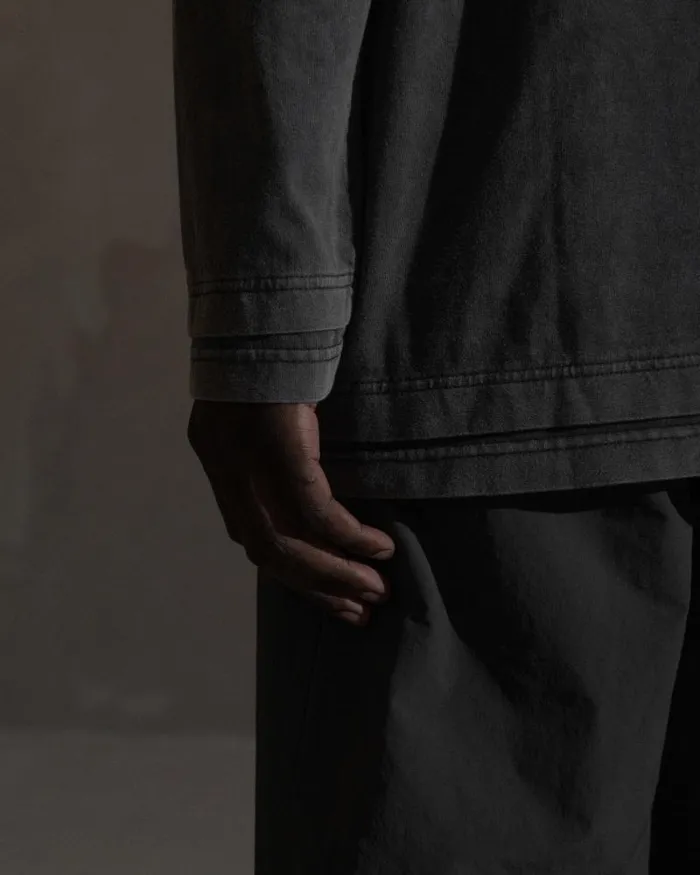 Men Tshirt Han Kjbenhavn Layered Long Sleeve 8211 Ash Grey