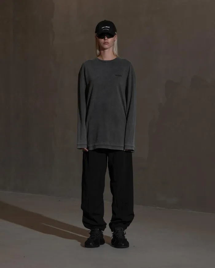 Men Tshirt Han Kjbenhavn Layered Long Sleeve 8211 Ash Grey