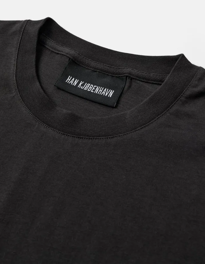 Men Tshirt Han Kjbenhavn Roots Embroidery Tshirt 8211 Black