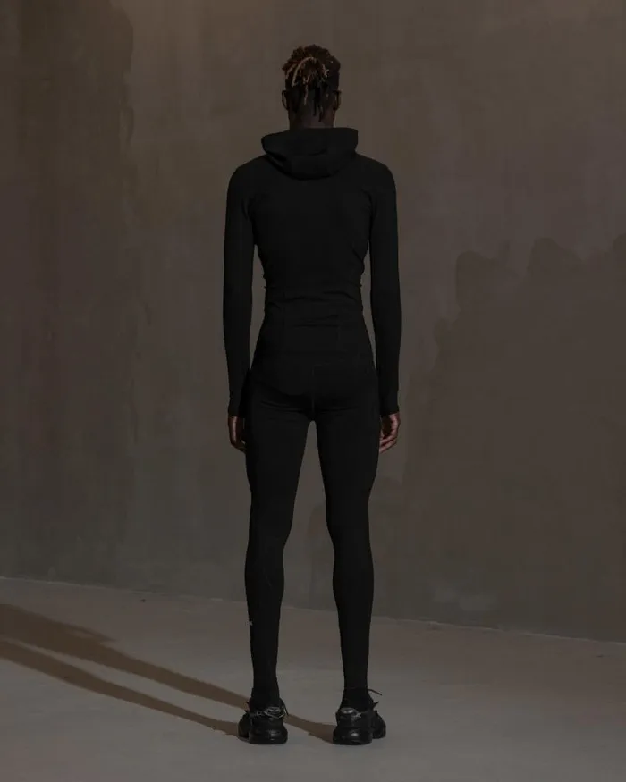 Men Track Tops Han Kjbenhavn Technical Hoodie 8211 Anthracite Black
