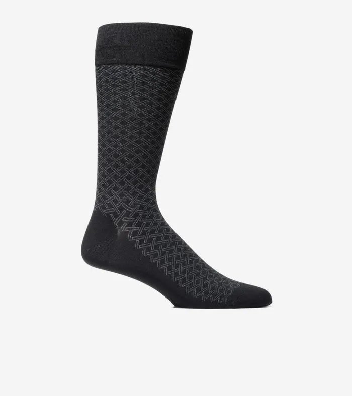 Microfiber Dress Socks Black Men Cole Haan Socks