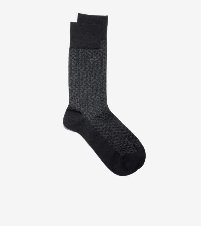 Microfiber Dress Socks Black Men Cole Haan Socks