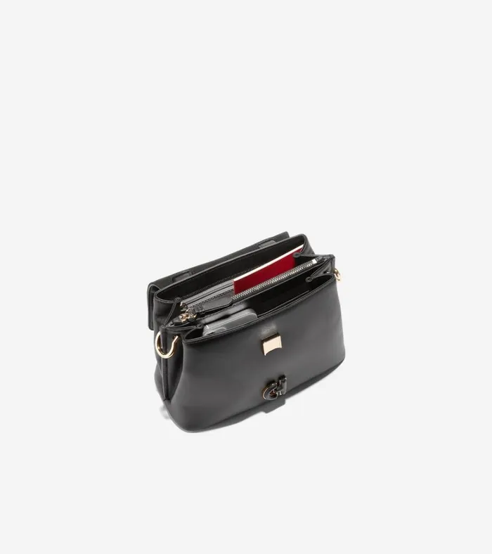 Mini Collective Satchel Black Women Cole Haan Crossbody Bags