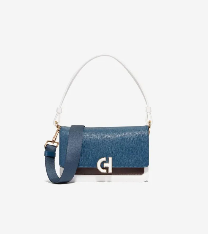 Mini Shoulder Bag Blue Wing Tealdark Chocolateoptic White Women Cole Haan Shoulder Bags Mini Shoulder Bag Blue Wing Tealdark Chocolateoptic White Women Cole Haan Shoulder Bags