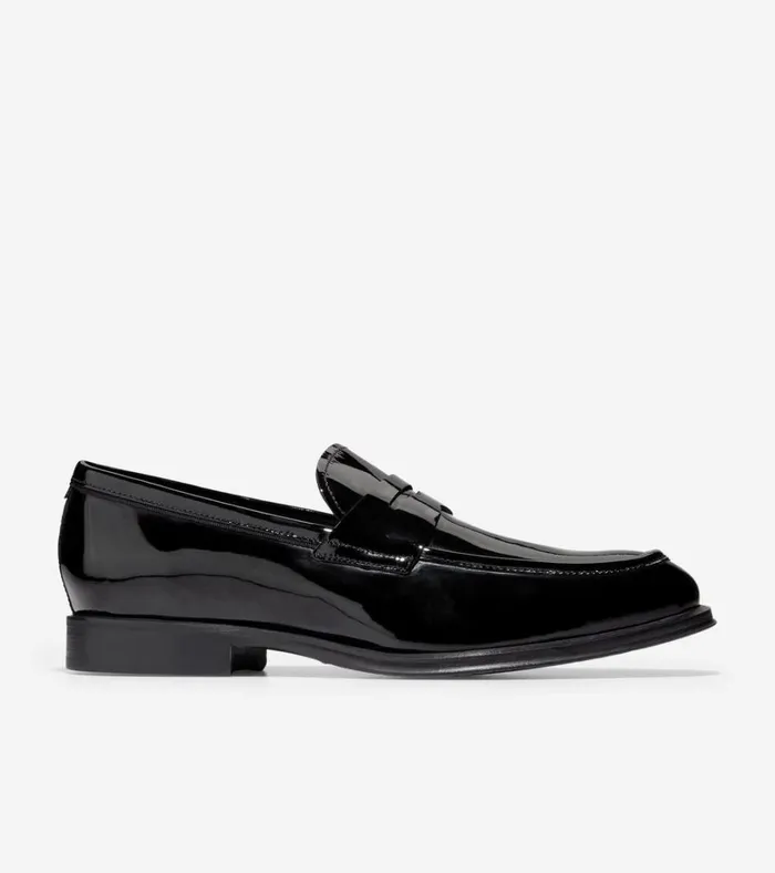 Modern Classics Penny Loafer Black Patent Men Cole Haan Loafers and Drivers