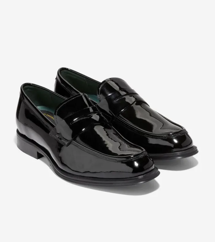 Modern Classics Penny Loafer Black Patent Men Cole Haan Loafers and Drivers
