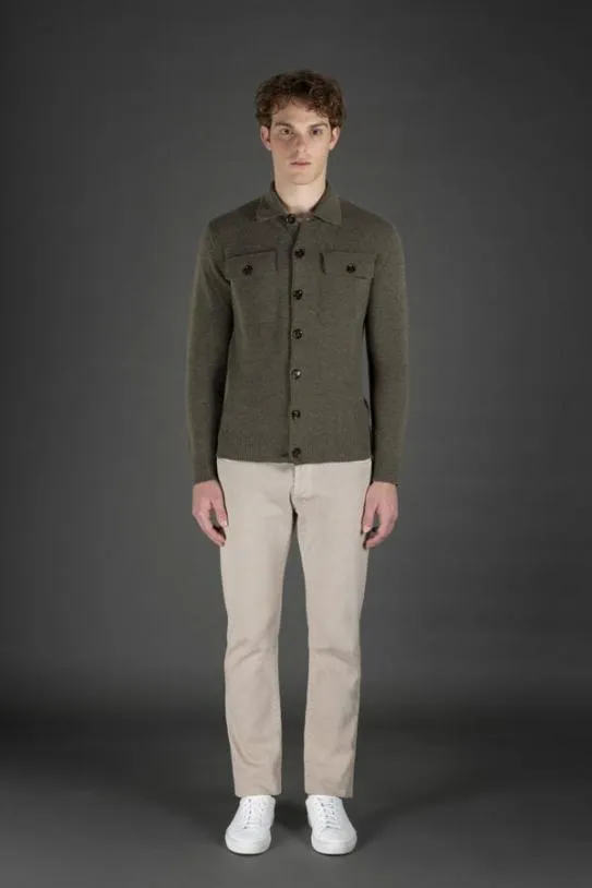MooRER ALLYNWS3 Militare Men Knitwear