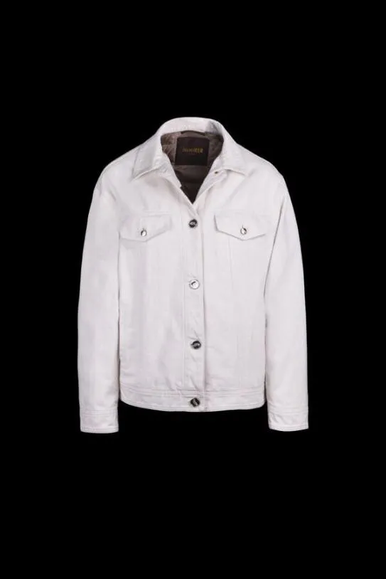 MooRER ARDEA214 Ecru Women Jackets