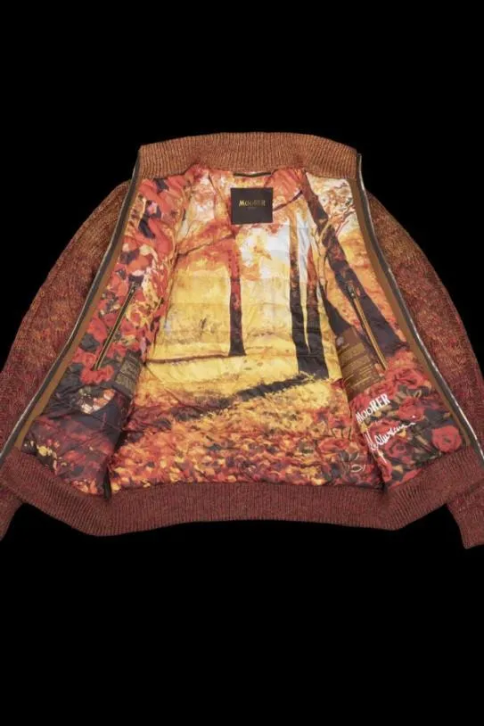 MooRER ARENACAF Golden Brown Men Jackets