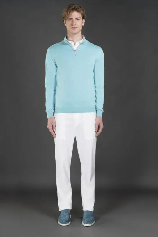 MooRER ATLANTESI5 Caribbeanturquoise Men Knitwear