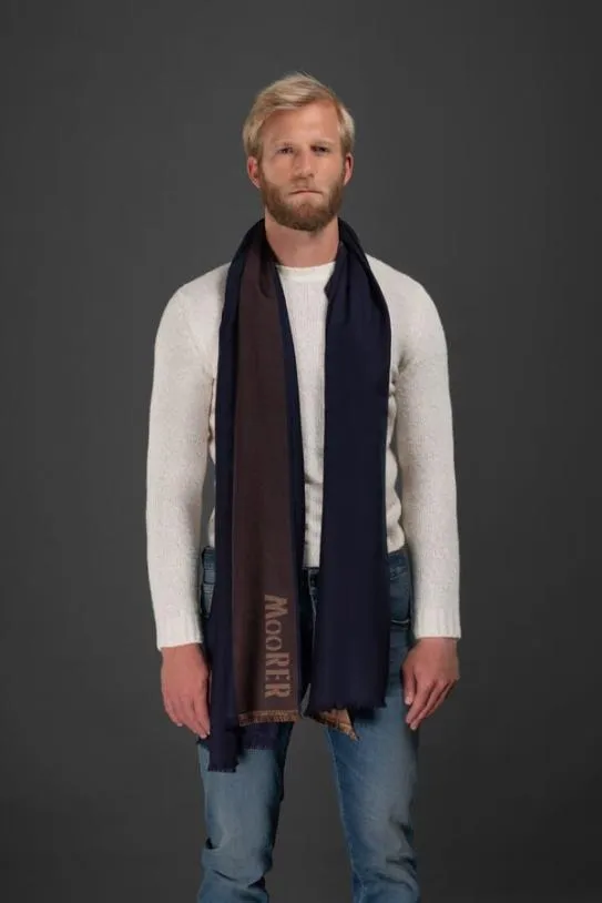 MooRER AUGUSTINESKS Deep Blue Men Scarves And Gloves