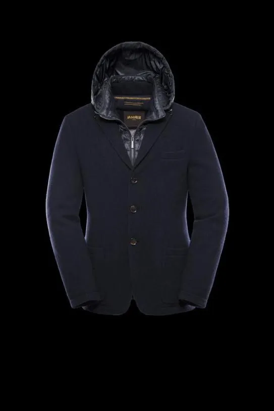 MooRER BELLOTTOMRW Navy Men Jackets