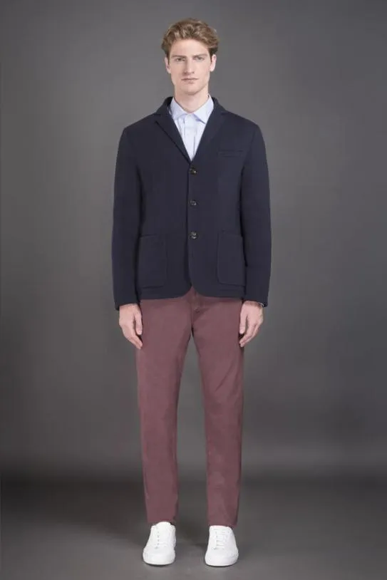 MooRER BELLOTTOMRW Navy Men Jackets
