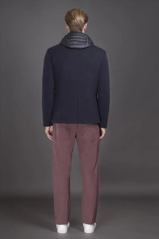 MooRER BELLOTTOMRW Navy Men Jackets