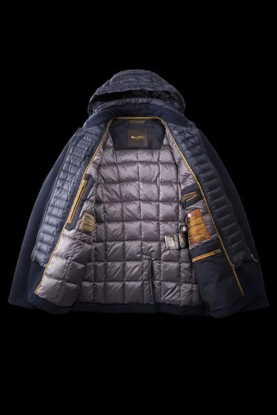 MooRER BELLOTTOMRW Navy Men Jackets