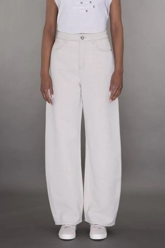 MooRER BLANCHE25 ECRU Ecru Women Pants