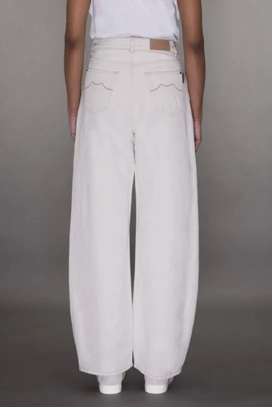MooRER BLANCHE25 ECRU Ecru Women Pants
