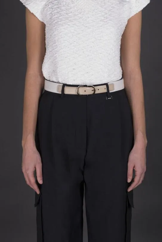 MooRER BRIAP214 Ecru Women Belts