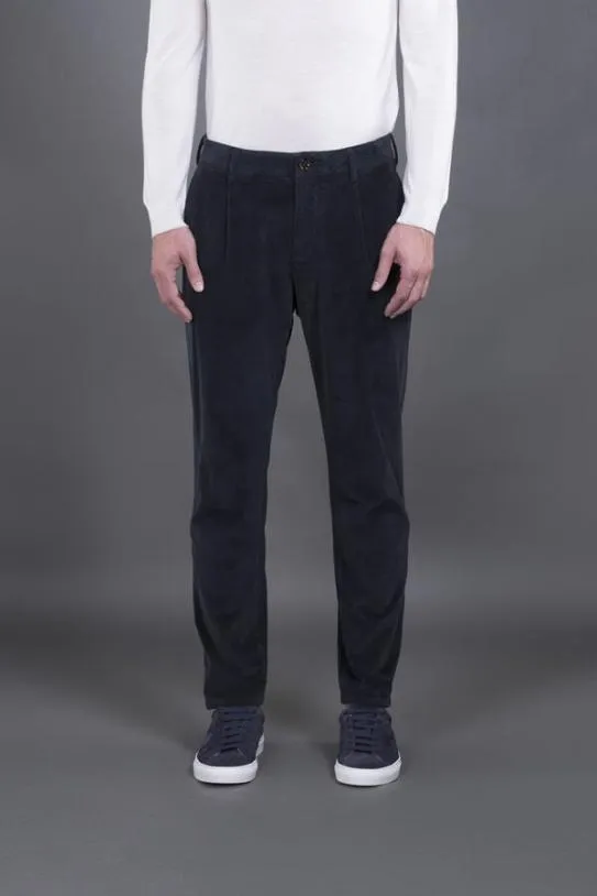 MooRER CHADWICKVL1 Navy Men Pants