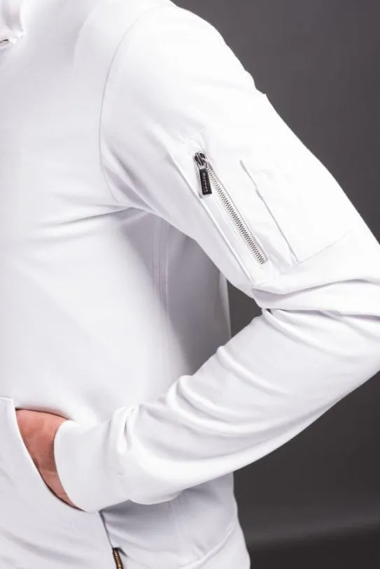 MooRER CORDELLJFC Bianco Men Sweatshirts And Tracksuits