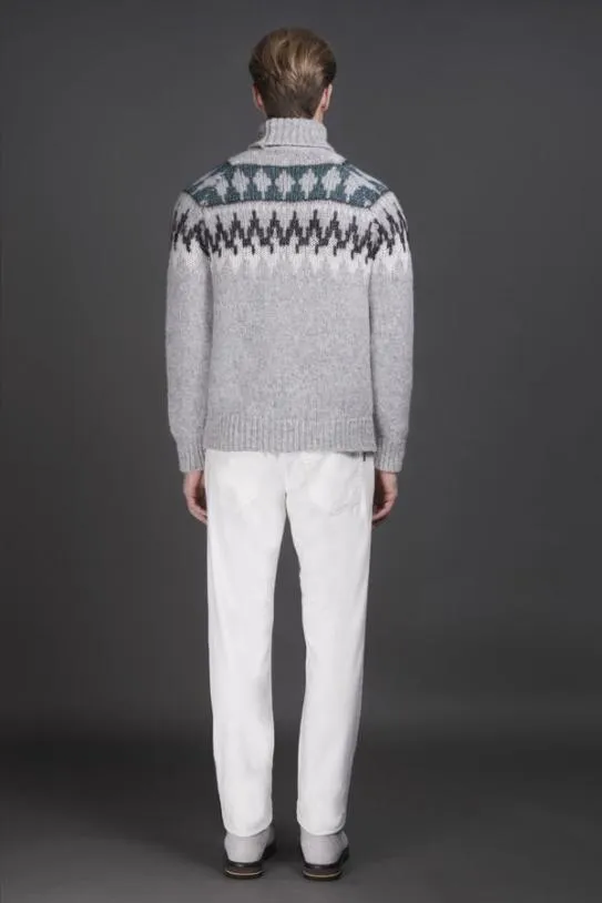 MooRER DACREPAY Grigiochiaro Men Knitwear