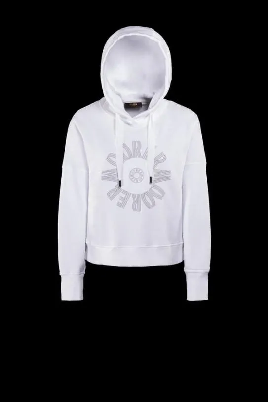 MooRER DAMLASFT Bianco Women Sweats And Tshirts