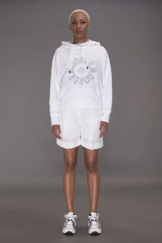 MooRER DAMLASFT Bianco Women Sweats And Tshirts