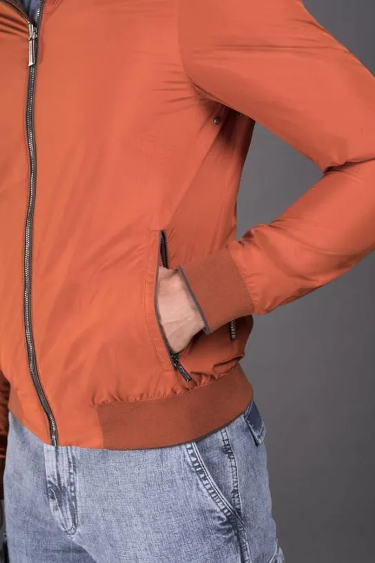 MooRER DENNYSSTP Arancio Men Jackets