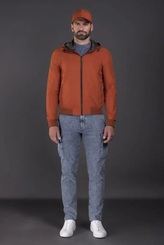 MooRER DENNYSSTP Arancio Men Jackets