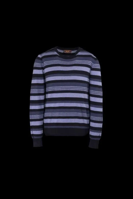 MooRER ELMERRHA Indaco Men Knitwear