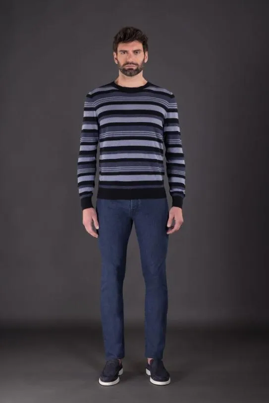 MooRER ELMERRHA Indaco Men Knitwear
