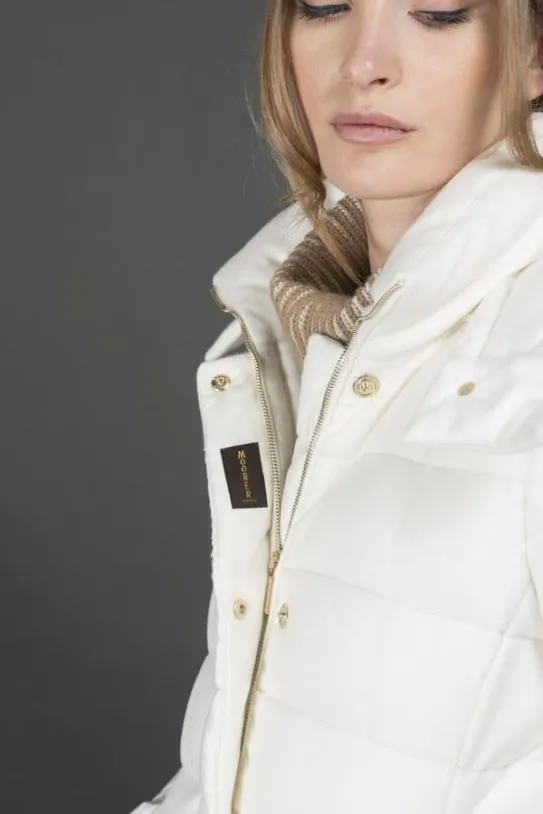 MooRER ERTABA1 Whitenatural Women Jackets