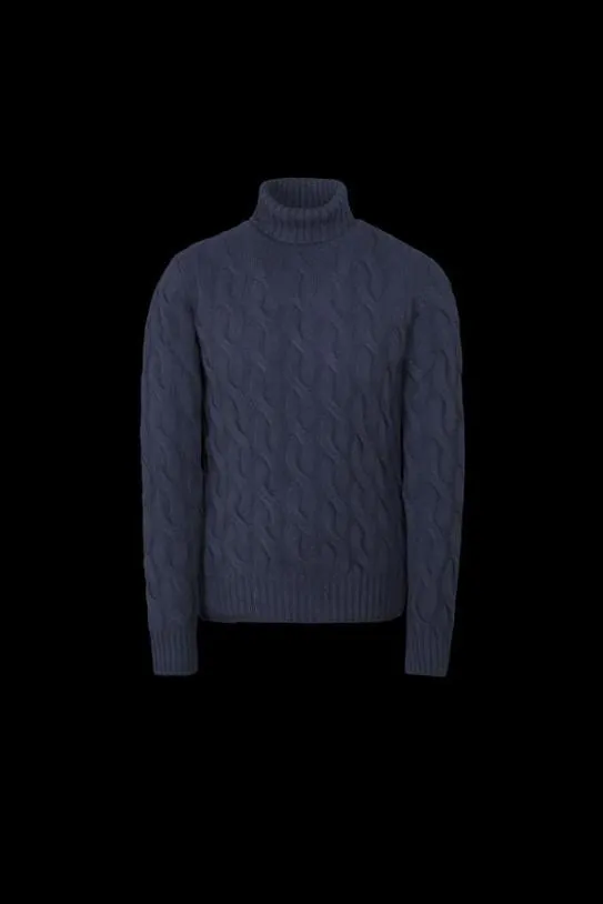 MooRER GORDONWS3 Marine Men Knitwear