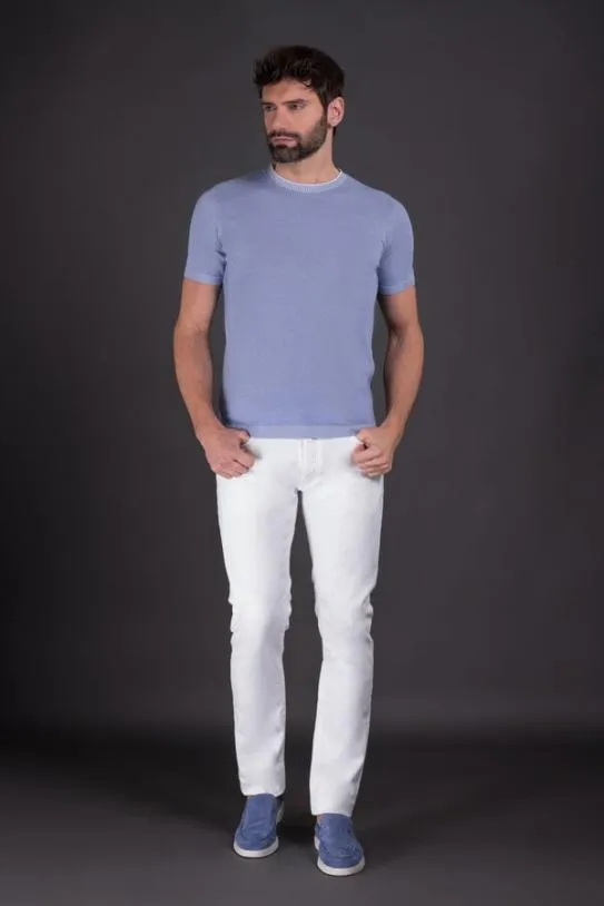 MooRER JUDEVCR Azzurro Men Tshirts And Polos