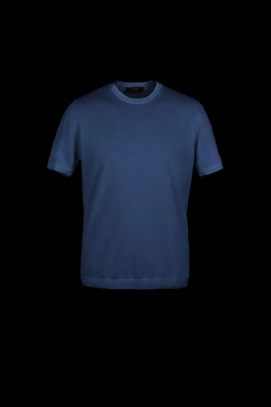 MooRER JUDEVCR Navy Blu Men Tshirts And Polos