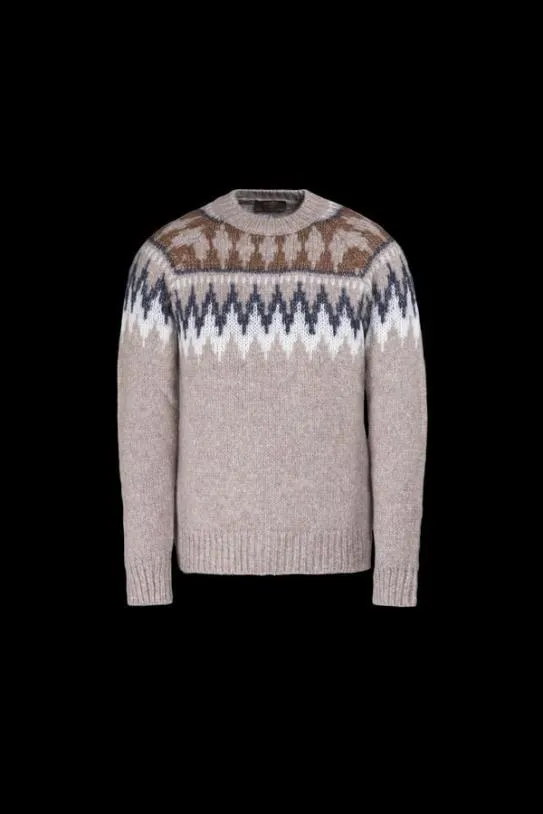 MooRER KEMPPAY Beige Men Knitwear
