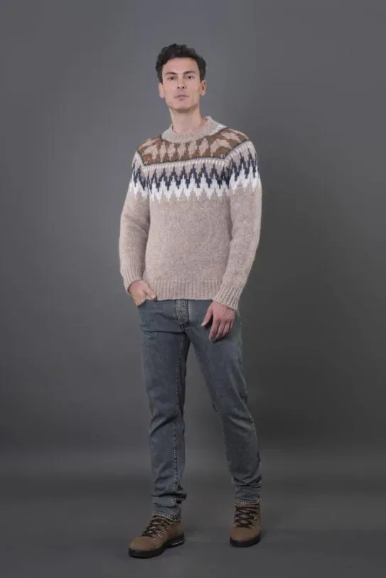 MooRER KEMPPAY Beige Men Knitwear