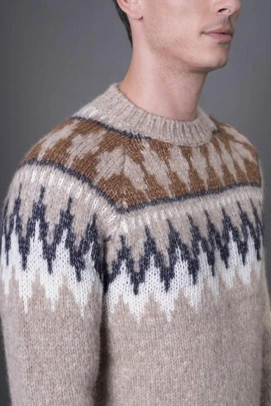MooRER KEMPPAY Beige Men Knitwear