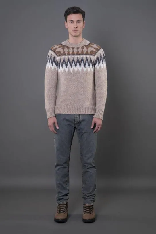 MooRER KEMPPAY Beige Men Knitwear