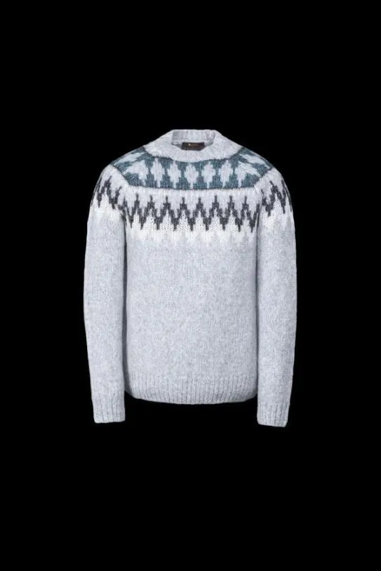 MooRER KEMPPAY Grigiochiaro Men Knitwear