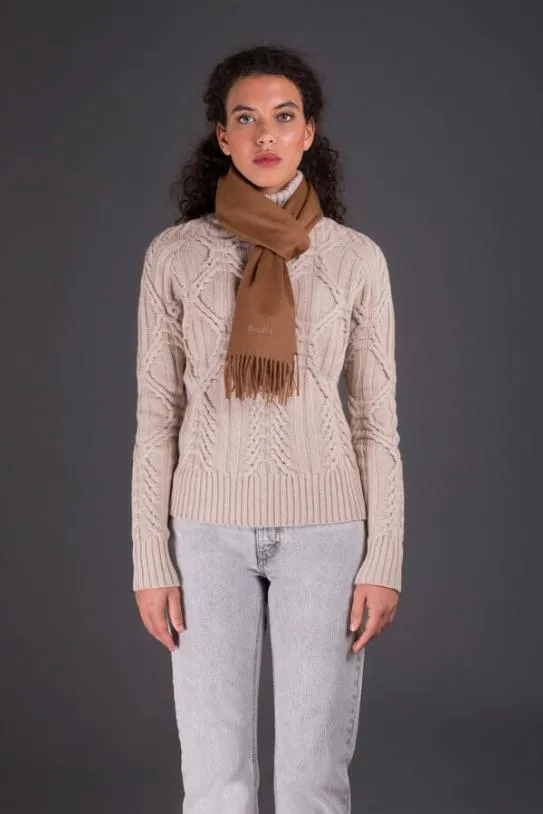 MooRER LEROYVI3 Naturale WomenMen Scarves And Gloves