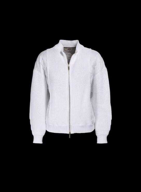 MooRER LORELEIS3K Bianco Women Bombers