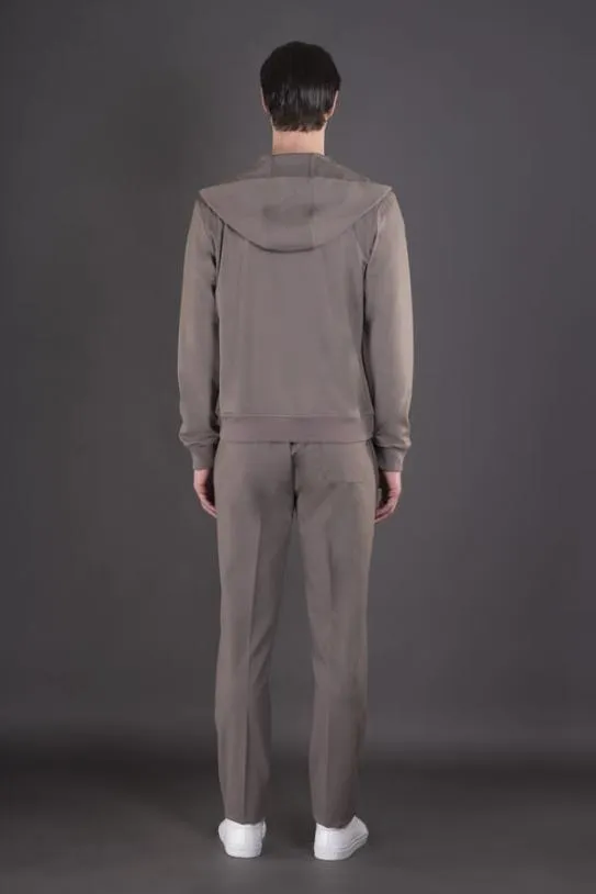 MooRER MATTHEW FELPAJ Taupe Men Sweatshirts And Tracksuits