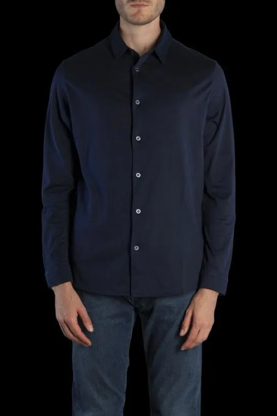 MooRER MONTALCINOJCL Blu Navy Men Shirts