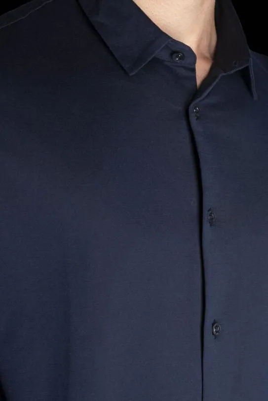 MooRER MONTALCINOJCL Blu Navy Men Shirts