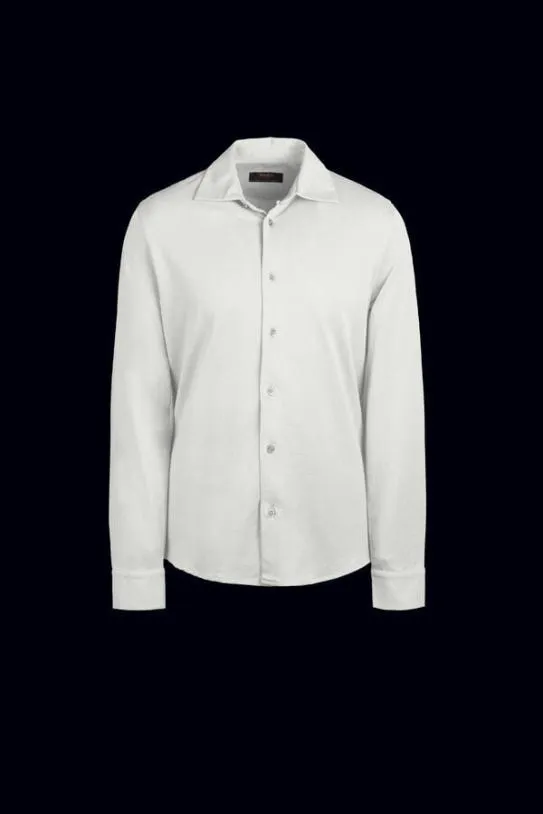 MooRER MONTALCINOJTP Bianco Men Shirts