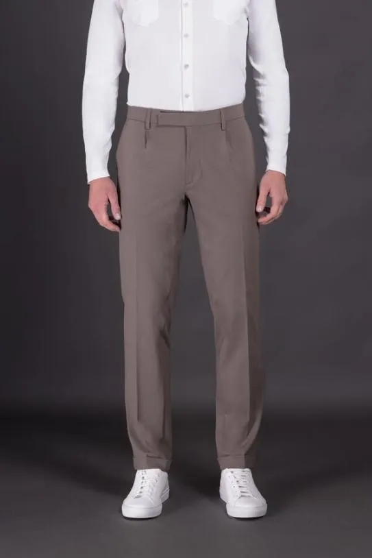 MooRER NIGELJ Taupe Men Pants